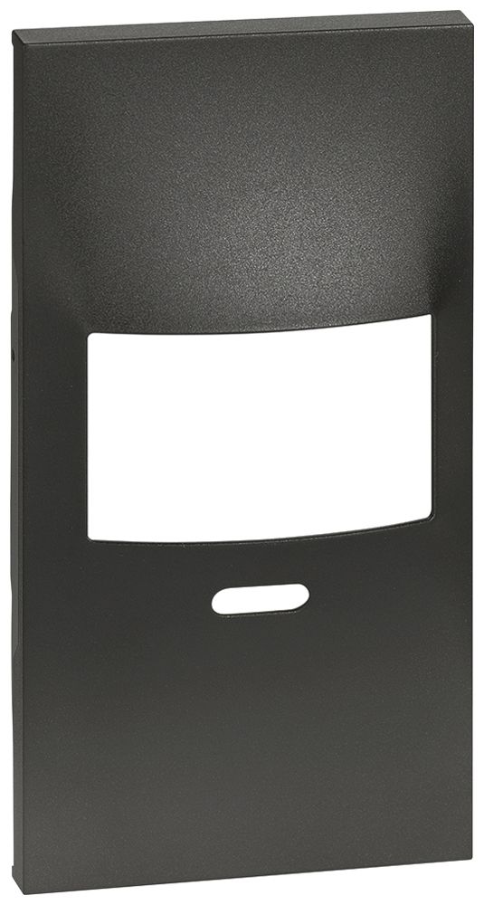 Cache Living Now 2 modules pour détecteur de mouvement avec interrupteur noir