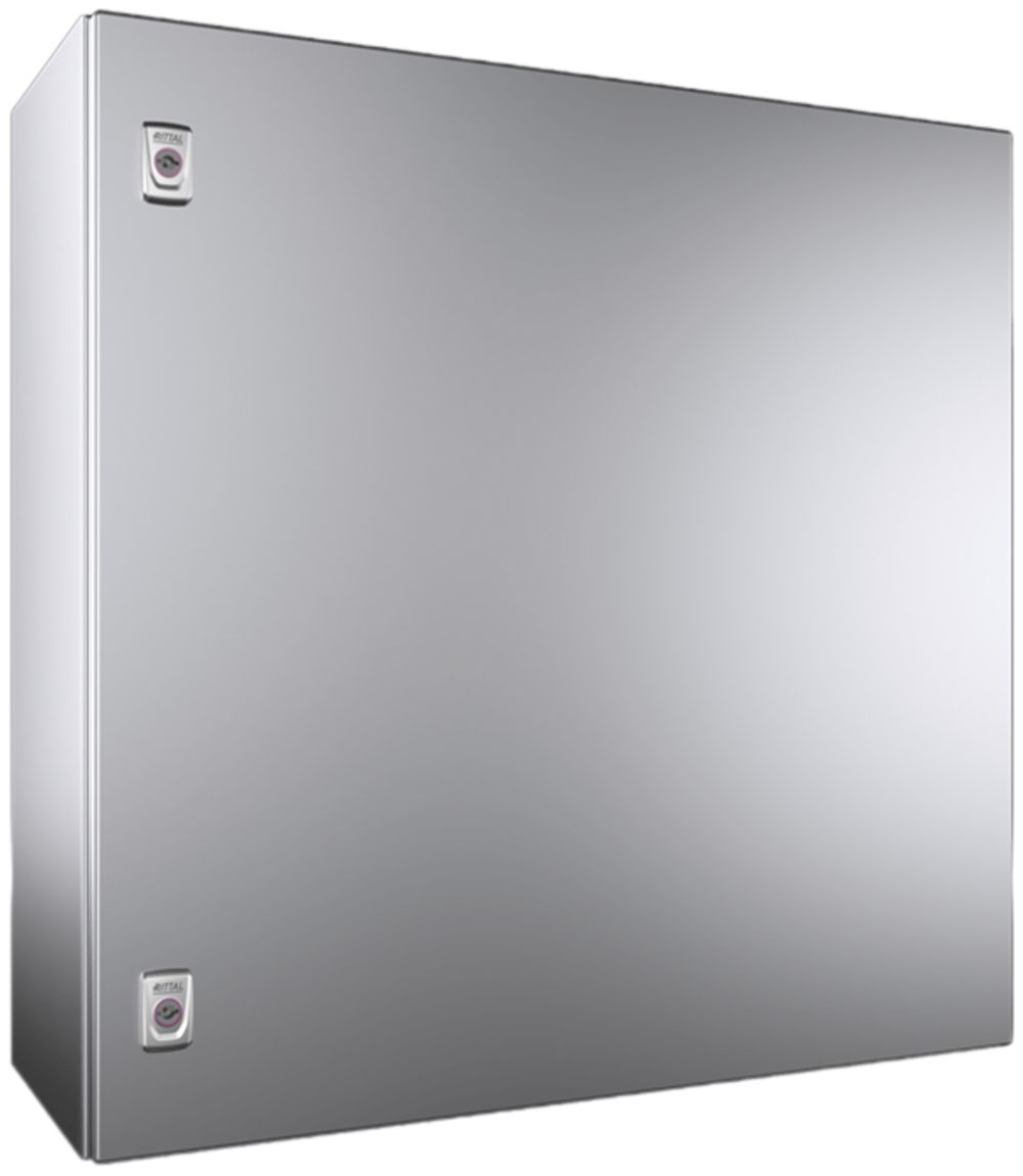 Armoire compacte Rittal AX, 1 porte, IP66, 760×760×300mm, acier fin V2A