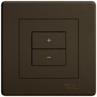 UP-Bedienaufsatz zu Dimmer EDIZIO.liv Wiser SNAPFIX® 1K 2T br