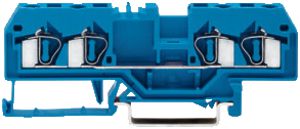 Durchgangsklemme WAGO 4mm² blau
