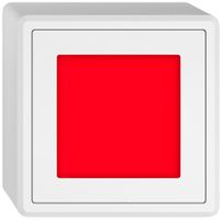 AP-LED-Leuchte EDIZIO.liv SNAPFIX® LED-rot 24V ws