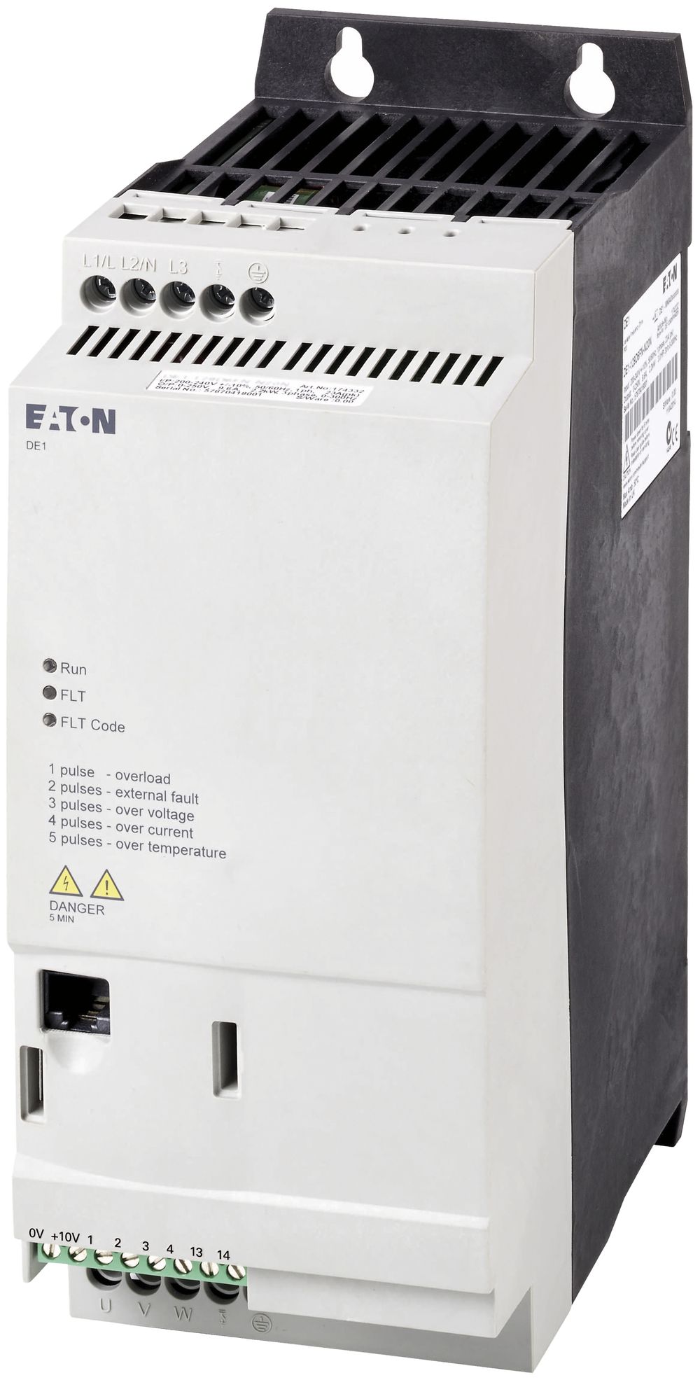 Démarreur à régime progressif Eaton DE11-348D5FN-N20N