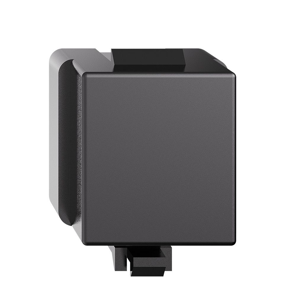 Blindabdeckung FH, für Anschlussmodule Keystone blau (Kalotte)