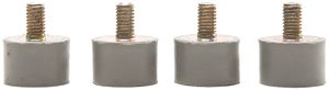 Gummifüsse 4er-Set Roll..Profi zu Vario/VarioSlim