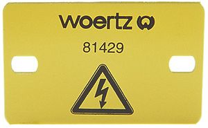 Klemmenabdeckung Woertz für 6 Klemmen 2.5mm²