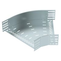 Coude BET RB 45° 110×400mm acier zingué en continu