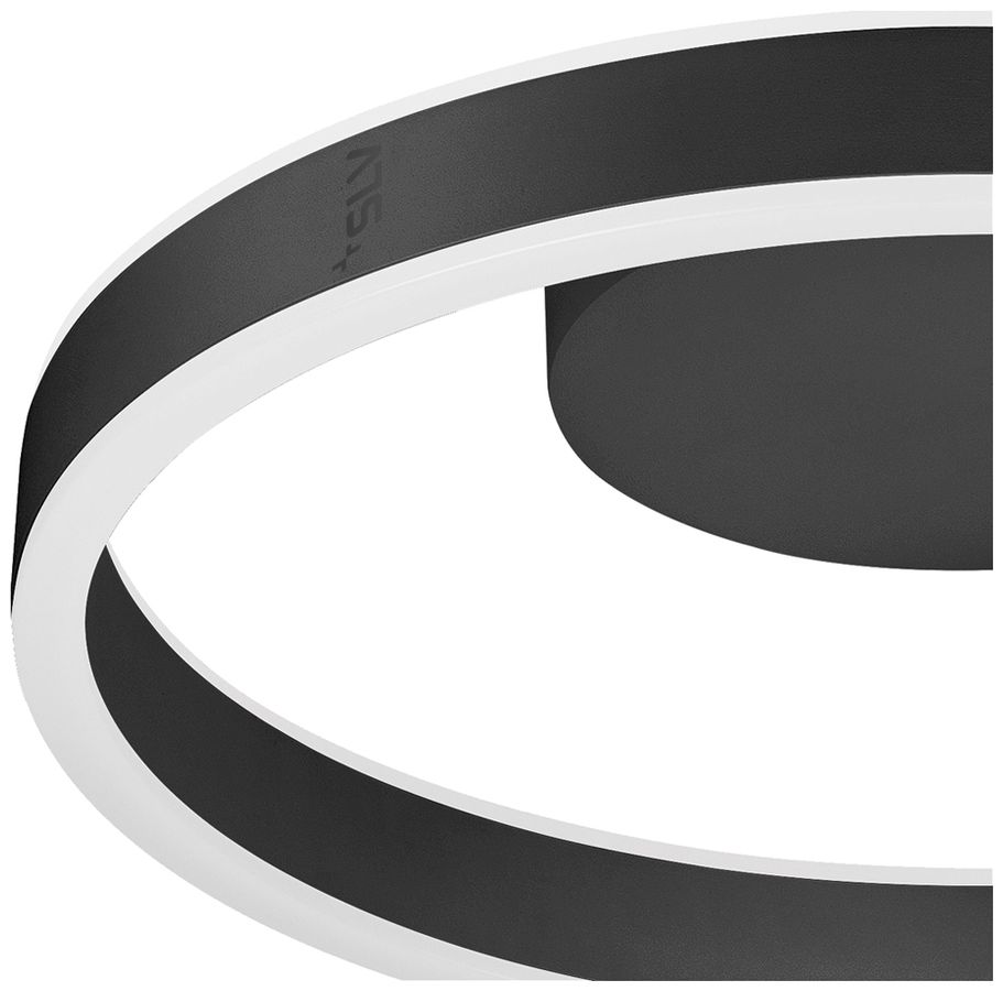 LED-Decken-/Wandleuchte SLV ONE 40 CW 14W 450lm 927/930 DIM Ø400 schwarz