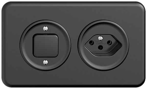 Combinazione INC STANDARDdue 3/1L +1×T13 nero