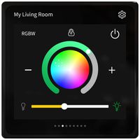 Touchpanel SpaceLogic KNX 4" Farbe Touchfunktion USB schwarz