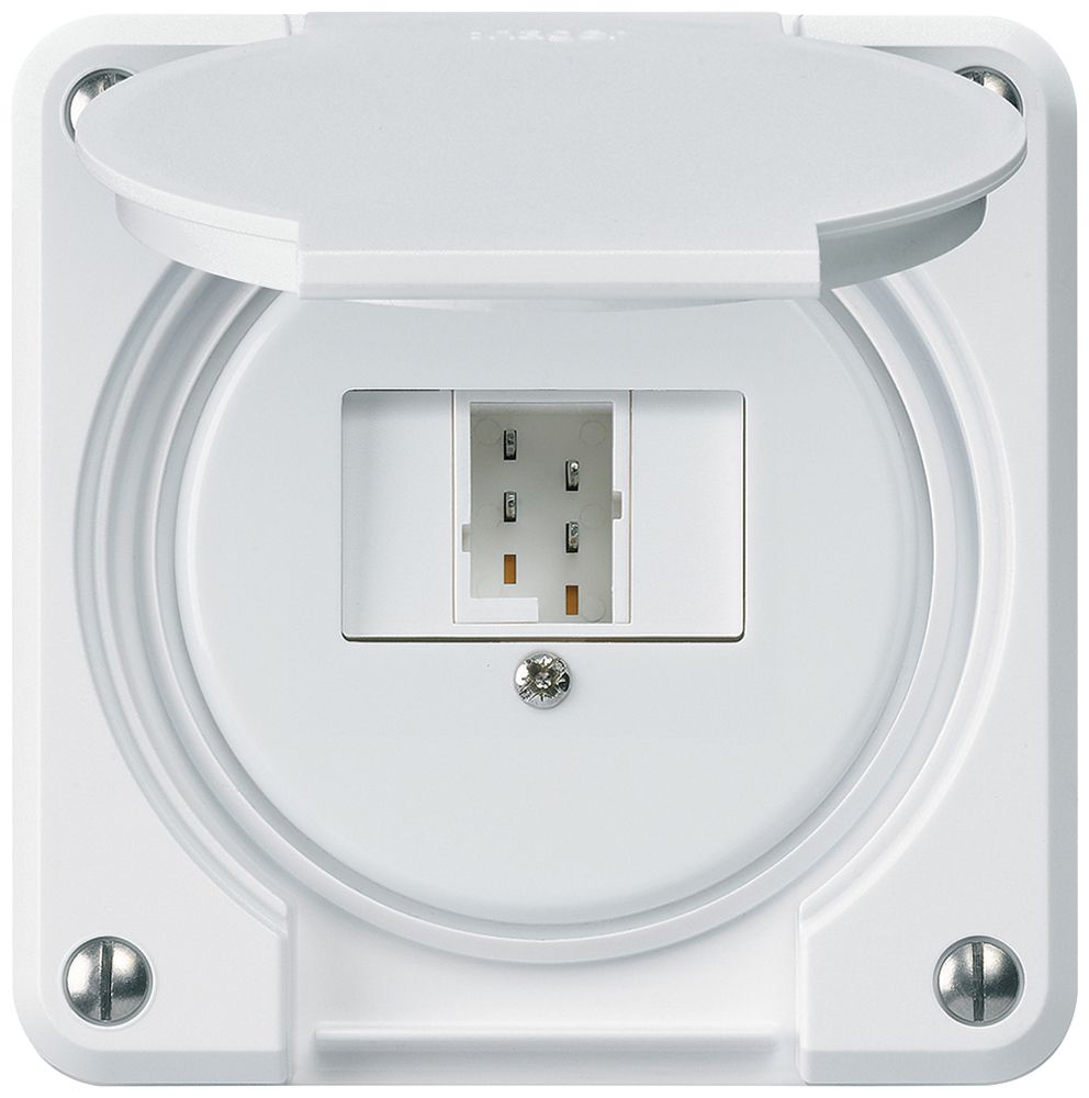UP-Anschlussdose robusto IP55 weiss 1×TT83
