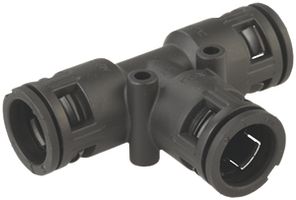 T-Verteiler AGRO 1×28.5/2×28.5 schwarz