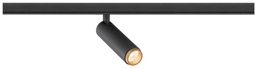 Spot LED SLV GRIP S 1×9.8W 530lm 927 29° DALI 48V AD Ø30×101mm nero
