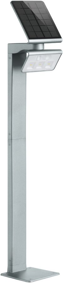 LED-Pollerleuchte Steinel XSolar GL-S Solar/Akku 1.2W 150lm 3000K IP44 silber