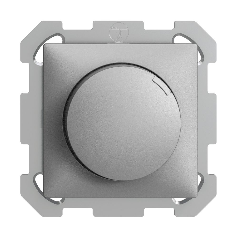 UP-LED-Universal-Drehdimmer EDIZIOdue FM, 4…200W/400W/VA silver