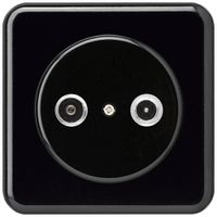 UP-Antennendose basico TV-R Bauart C 14dB 2GHz schwarz