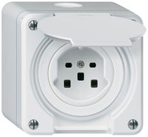 AP-Steckdose robusto Typ 25 weiss