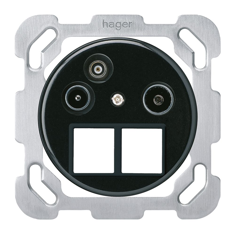 UP-Antennendose TV-R-Daten basico HMS B 2GHz 4dB schwarz