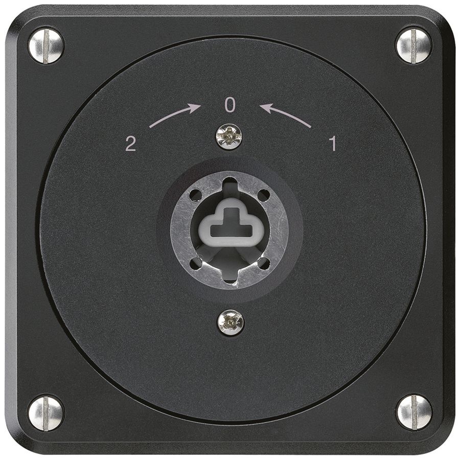 UP-Schlüsselschwenktaster robusto schwarz o.Deckel o.Zylinder Wechs.Kombination