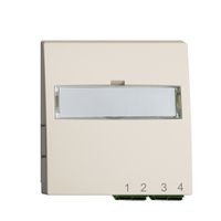 Boîte de raccordement ENC FTTH EDIZIOdue FH 2×LC APC Duplex F crema