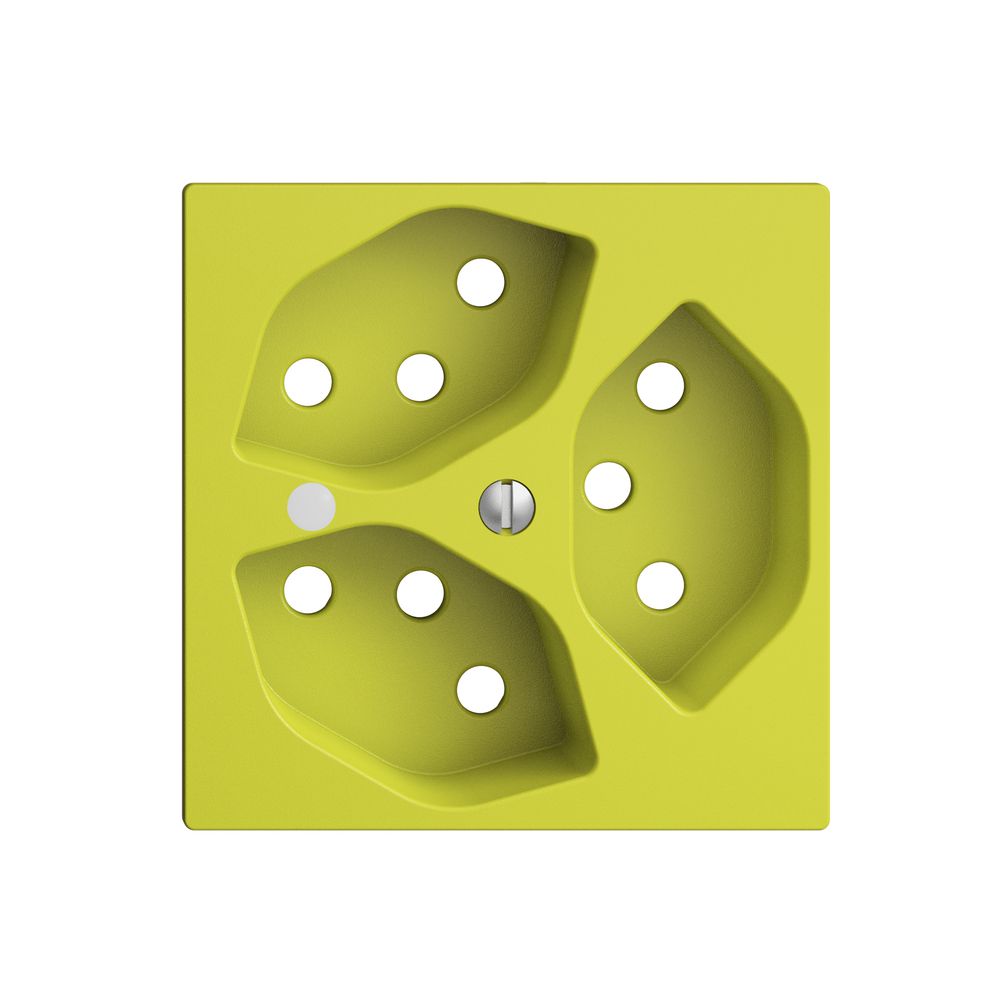 Kit frontale EDIZIOdue lemon 60×60mm 3×T13 con lente