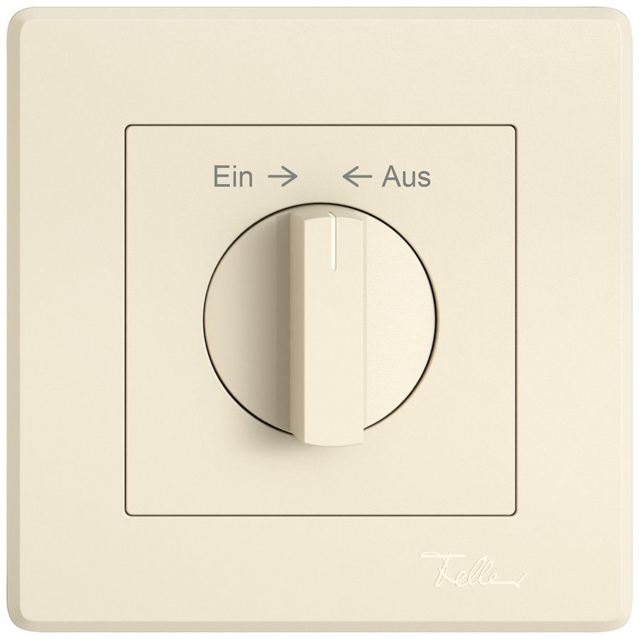 UP-Montageset EDIZIO.liv SNAPFIX® f.Schwenktaster m.Griff Ein → ← Aus cr