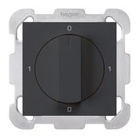 Interrupteur rotatif ENC kallysto 0/1L noir avec manette