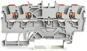 Durchgangsklemme WAGO TopJob-S 1.5mm² 4L grau Serie 2201