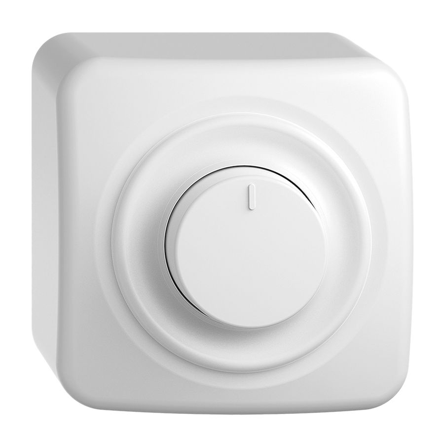 AP-Dimmer STANDARDdue 60…1000W weiss Phasenanschnitt