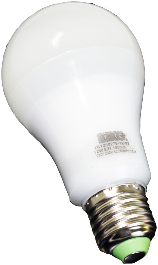 LED-Lampe ELBRO E27, A60, 12W, 230V, 2700K, 1055lm, opal, dimmbar