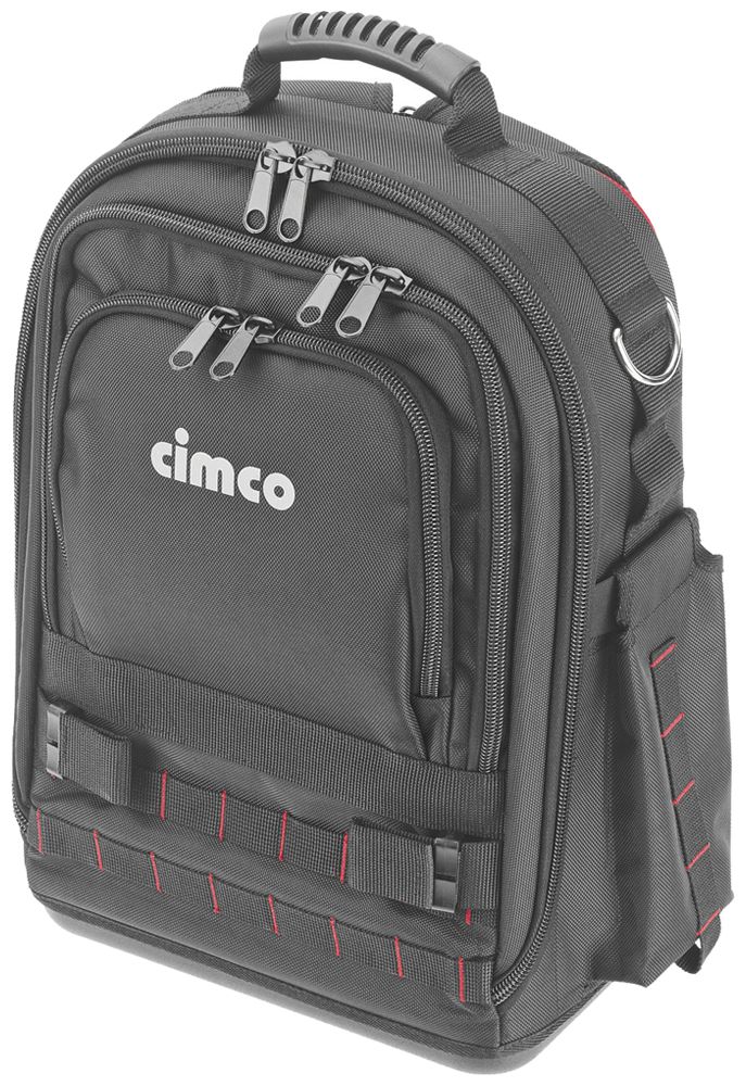 Sac à dos à outils Cimco Ergo-XL30 PET 220×480×380mm noir