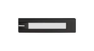 Poussoir 1/4 EDIZIO.liv SNAPFIX® p.KNX&UNI a.LED a.étiquette comm.1touch.no