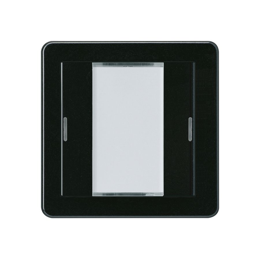 Taster Hager basico A KNX 2-fach LED schwarz