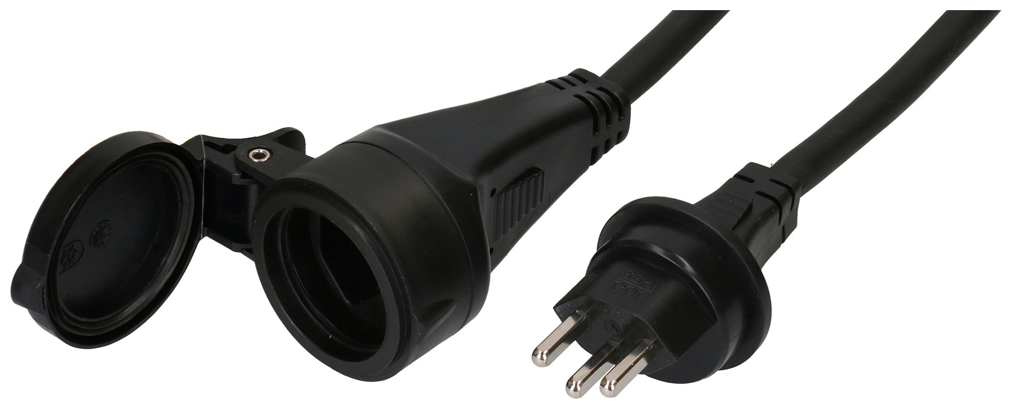 Câble de rallonge MH EXTEND gomme 16A 230V 3×2.5mm²type 23/type 23 Ø13mm 20m no