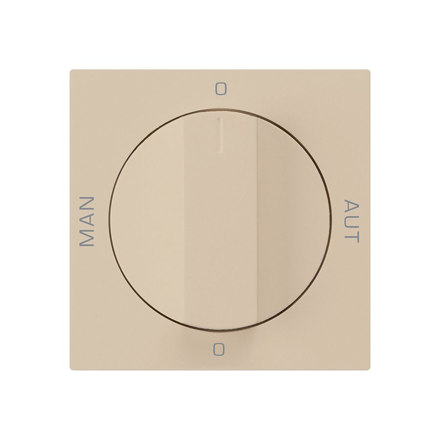 Einsatz zu Drehschalter 0-Man-0-Aut. beige kallysto 2/1P mit Drehgriff
