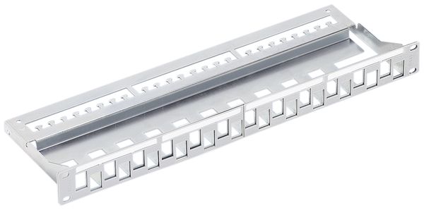 Rangierfeld 19" 1HE Rack 24 Port leer, R&Mfreenet