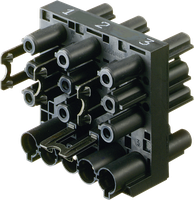 Verteilerblock 5/3P Wieland schwarz GST 18i5 V 37A1 FGV