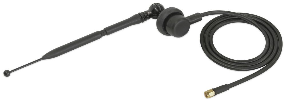 Antenne BBC Bircher pour ExpertSystem XRF, joint sphérique, câble 2m, noir