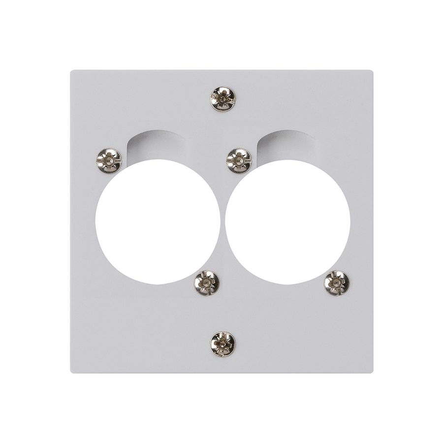 UP-Montageset für 2 XLR hellgrau kallysto