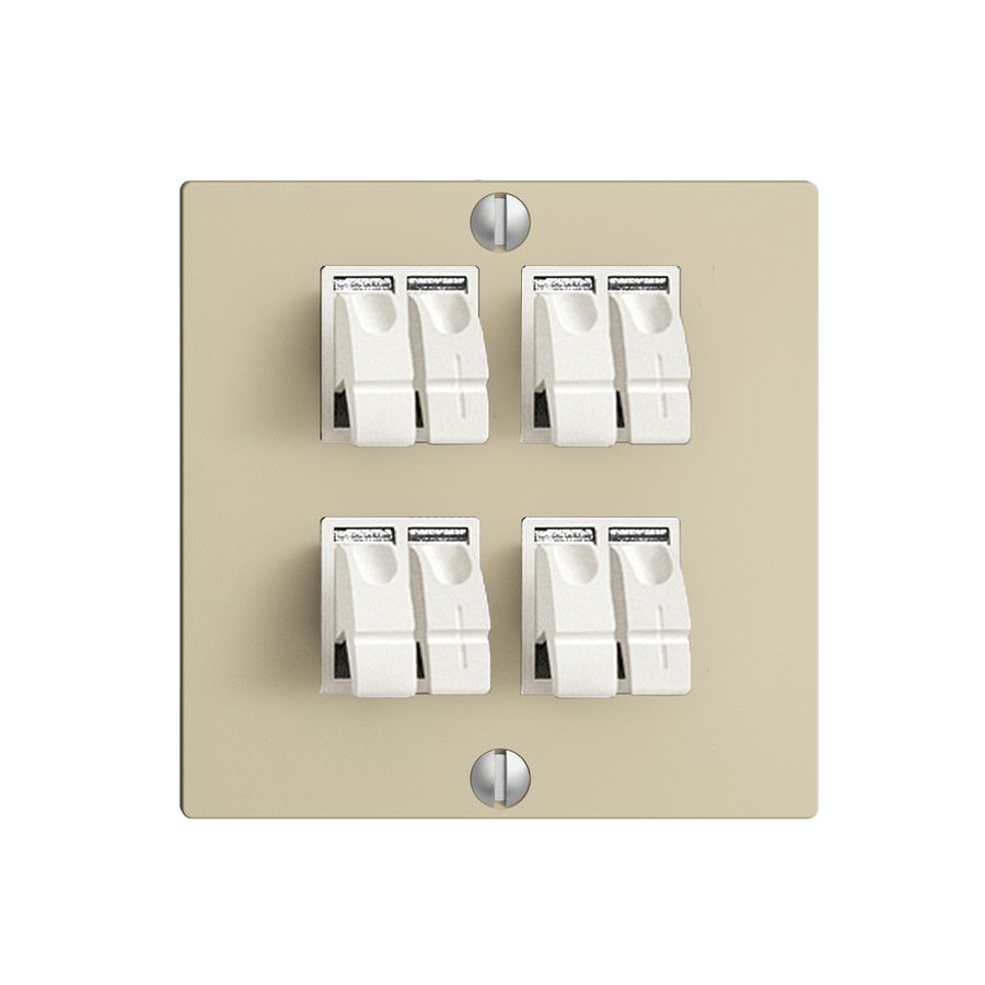 Audiodose EDIZIOdue F 4×van. ITplus Klemmanschluss für 4 LS