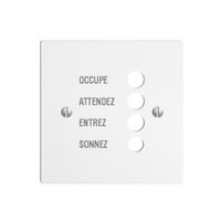 Frontplatte EDIZIOdue weiss französisch