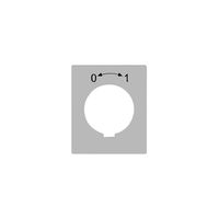 Disco indicatore FLF 0<->1 per pulsante girevole FH