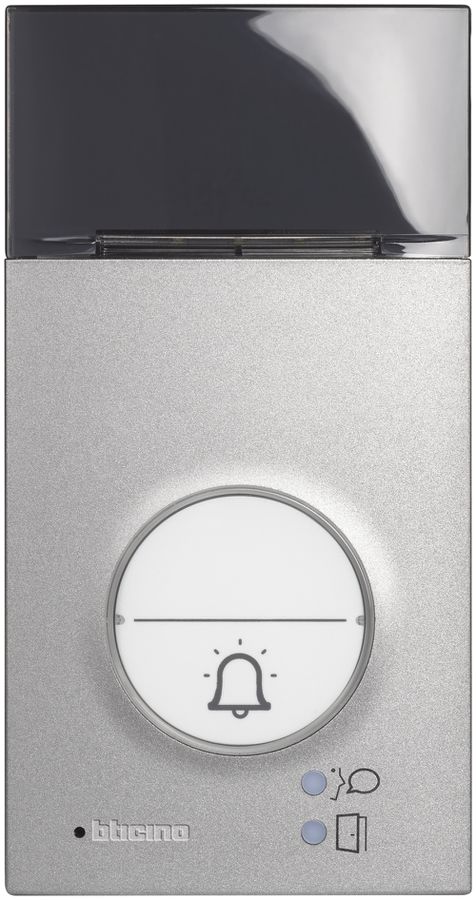 Poste extérieur audio AP Linea 3000 2 touches d'appel, alu