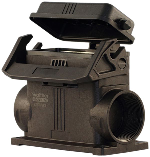 Boîte d'embase B6 h=72mm LVB 2×M32 avec couvercle