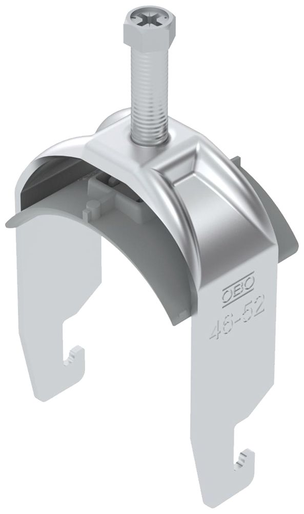 Fixation rapide BET 2056 pied à U matière synthétique 46…52mm 1×câble aluminium