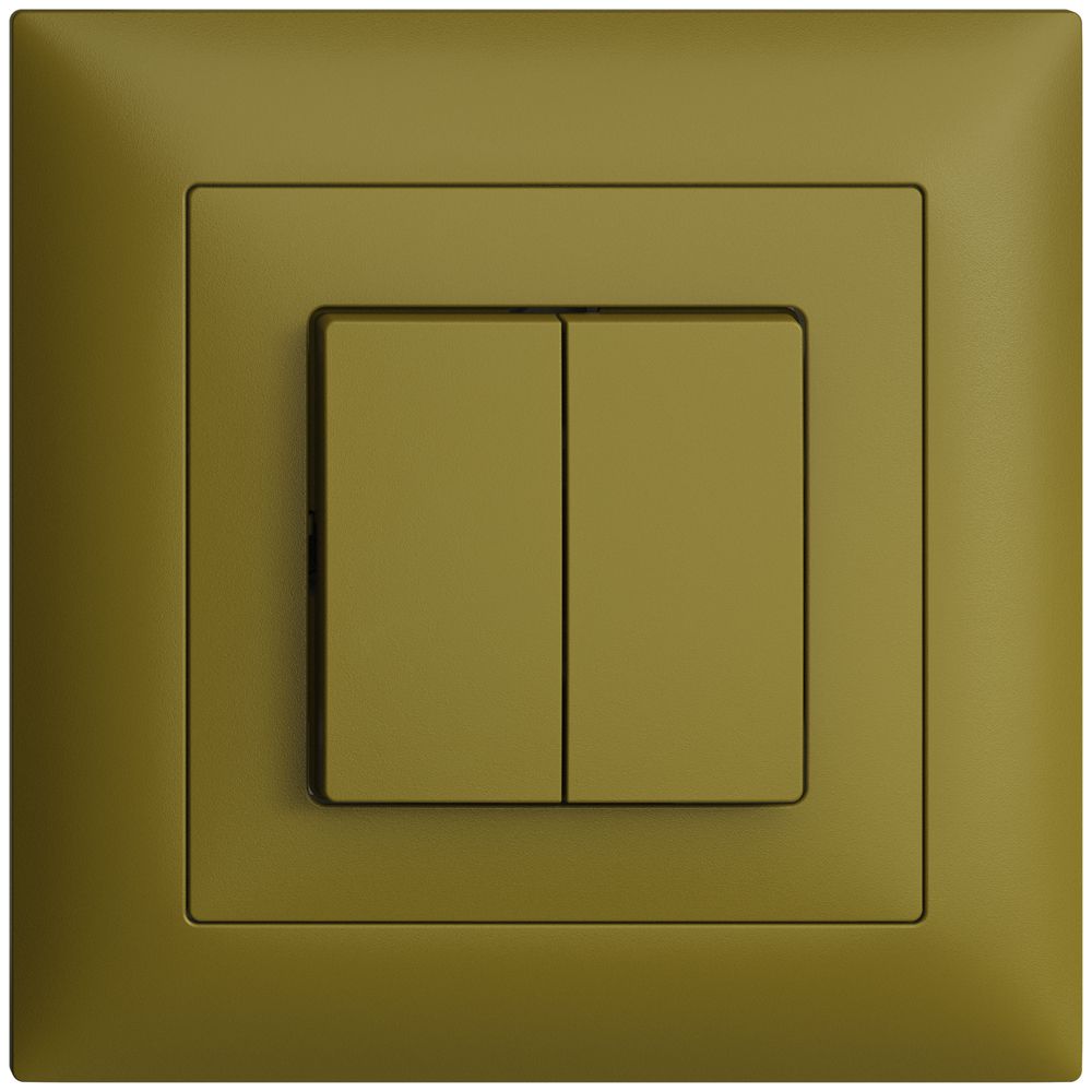 UP-Schalter EDIZIOdue 1/3+3/1P olive