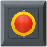 UP-Taster kallysto.line NOT-AUS anthrazit