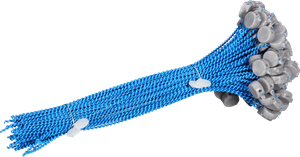 Sigillo di piombo express 9mm con filo 150mm grigio