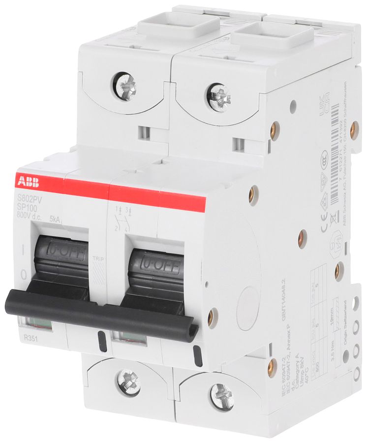 Leitungsschutzschalter SMISSLINE TP S 2×32A D 10kA