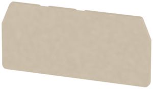 Abschluss-/Zwischenplatte Weidmüller ZAP/TW ZDU1.5/3AN 63.5×28.9mm beige