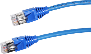 Patchkabel RJ45 1.5m bl SF/UTP Kat. 5e HF